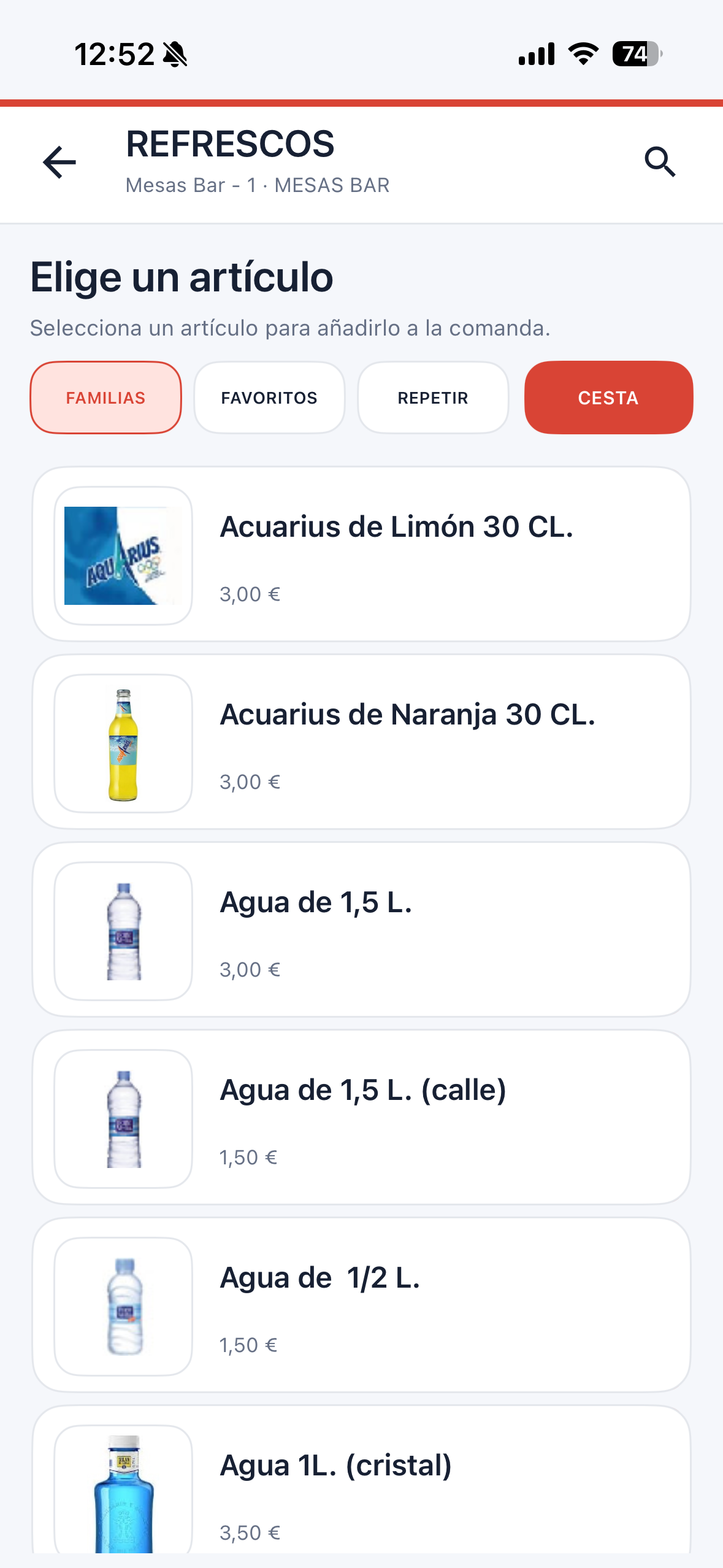 Catálogo real de YoloPidoPro